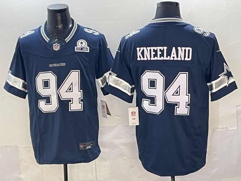 Men 2026 Dallas Cowboys #94 Kneeland Blue 3th generations Nike Limited NFL Jersey style 05->dallas cowboys->NFL Jersey